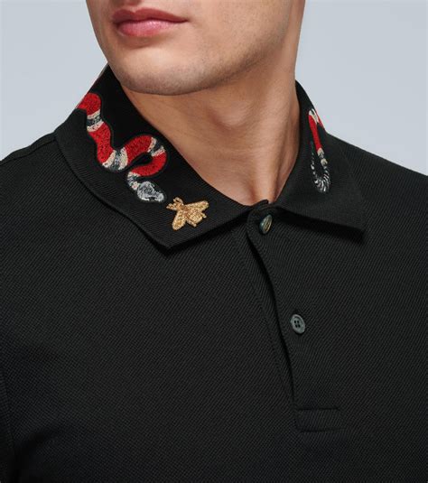 snake jacket gucci|gucci polo shirt snake collar.